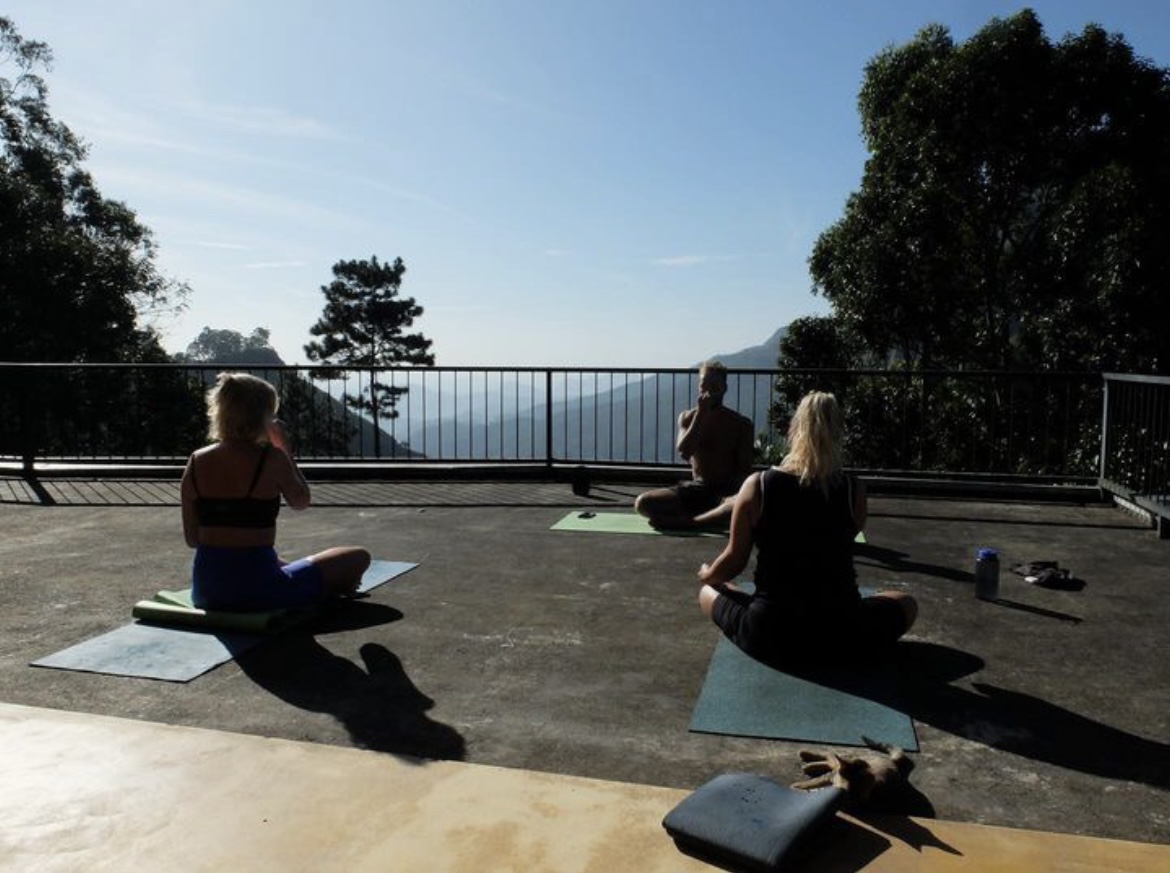 Outdoor meditation workshop